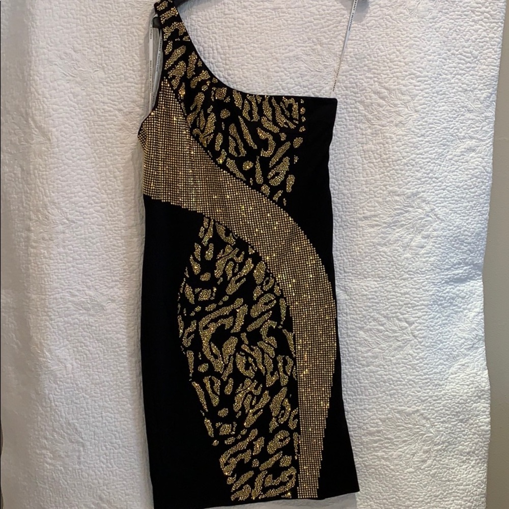 Gianni Versace Collection one shoulder mini dress